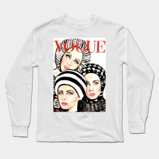 Fashion Magazine Cover Long Sleeve T-Shirt